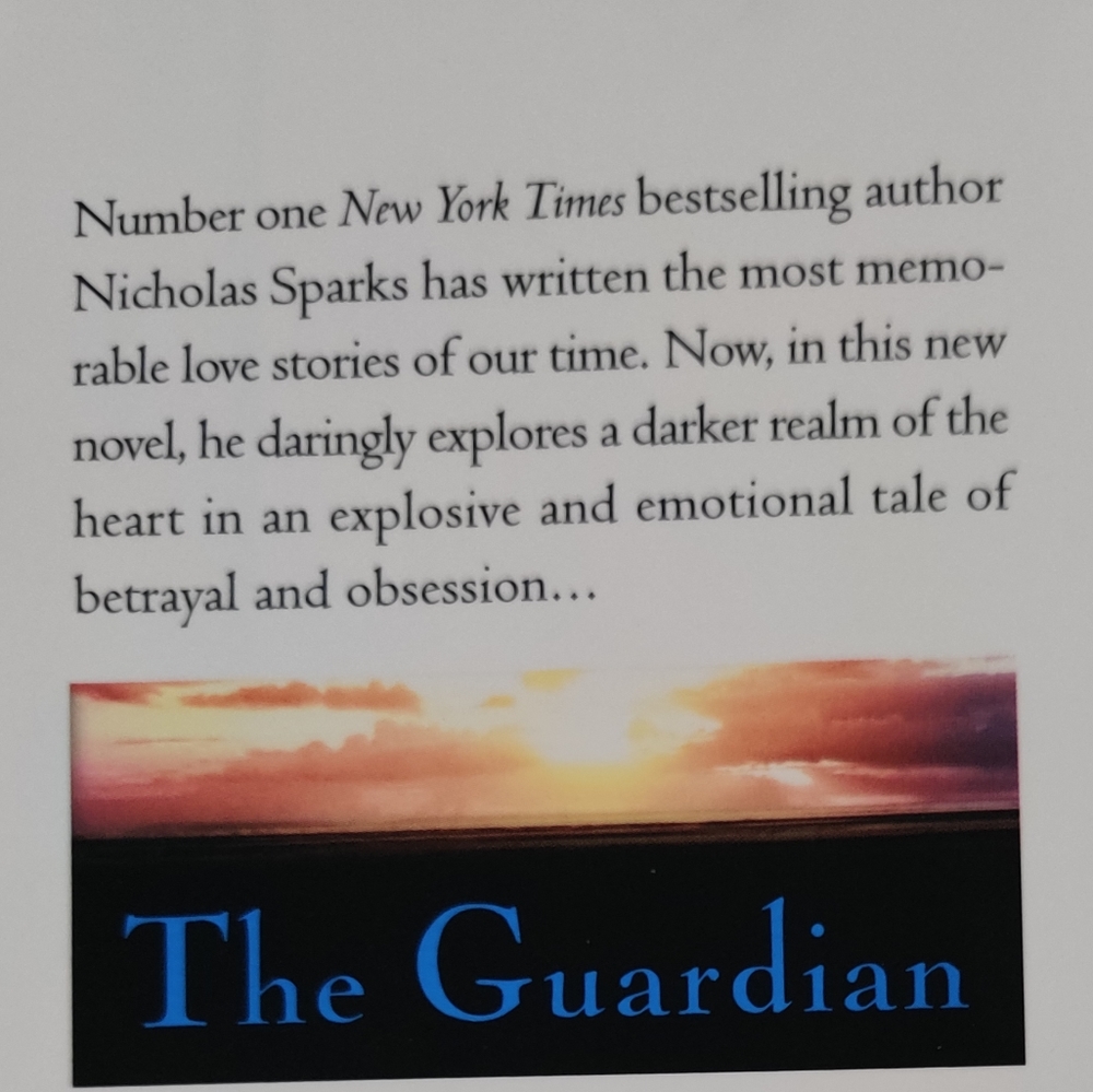 The Guardian by Nicholas Sparks #4 /6 - Picture 5 of 6